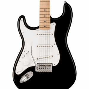 Guitarra Eléctrica para zurdos Squier Sonic Stratocaster con mástil de maple - Black