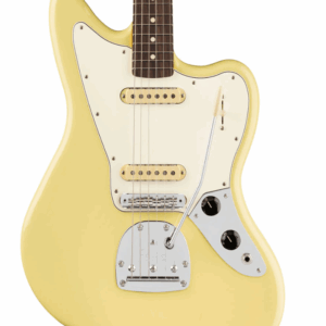 Guitarra Eléctrica Fender Player II Jaguar con mástil de Palo Rosa - Hialeah Yellow